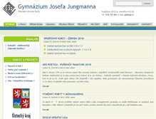 Tablet Screenshot of gjj.cz